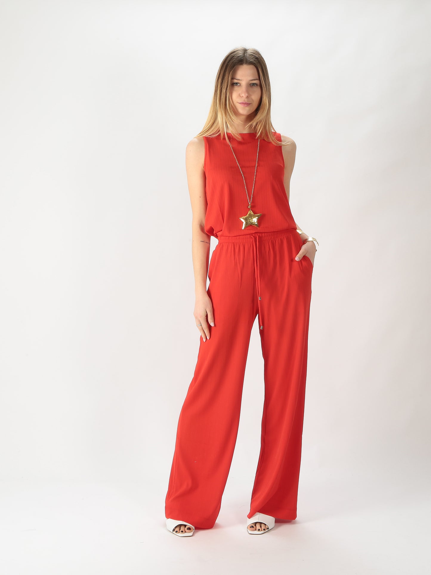 MaxMara Leisura Pantalone effetto plissè Vincita