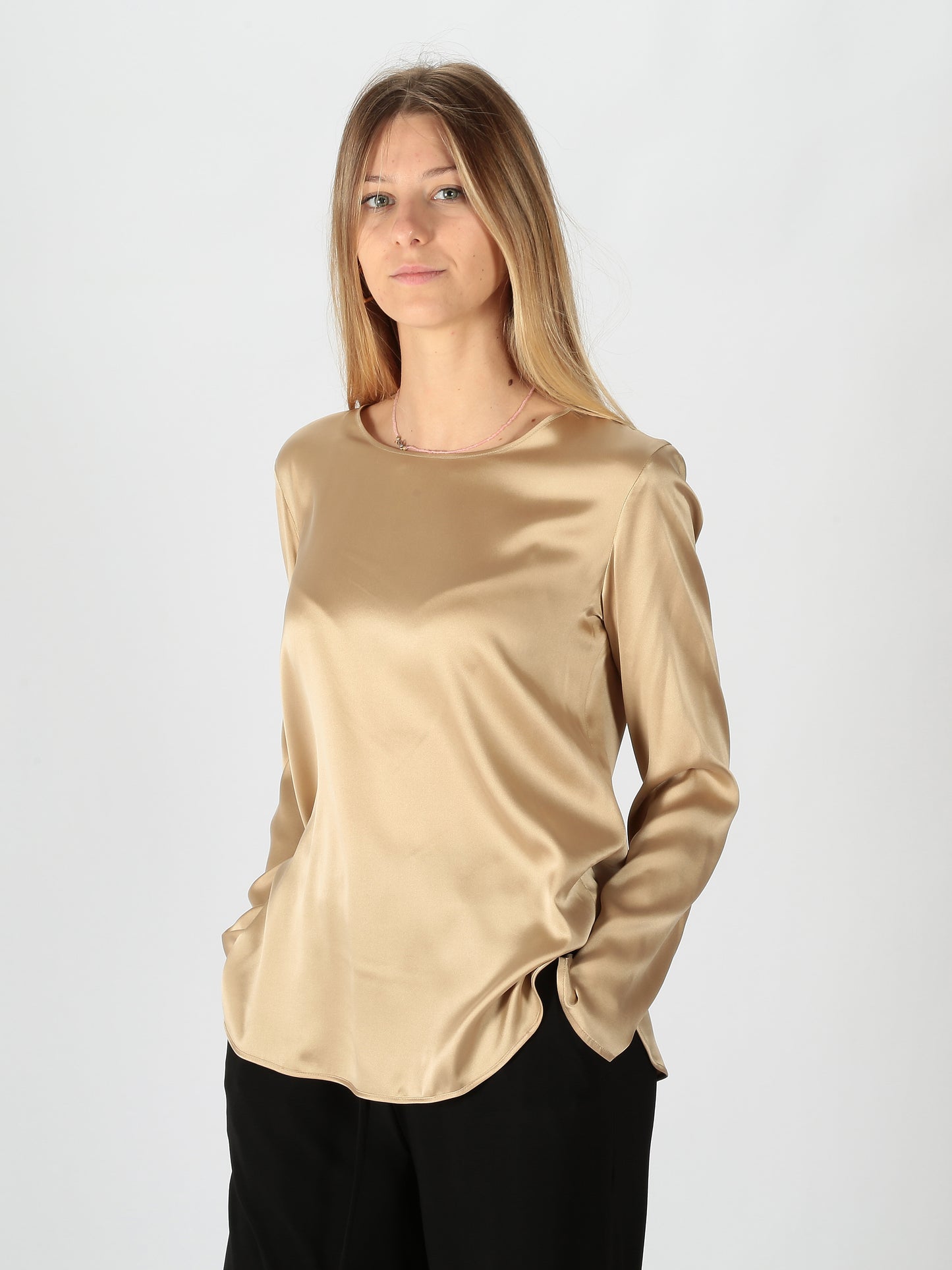 MaxMara Leisure Casacca in seta Stretch Moldava